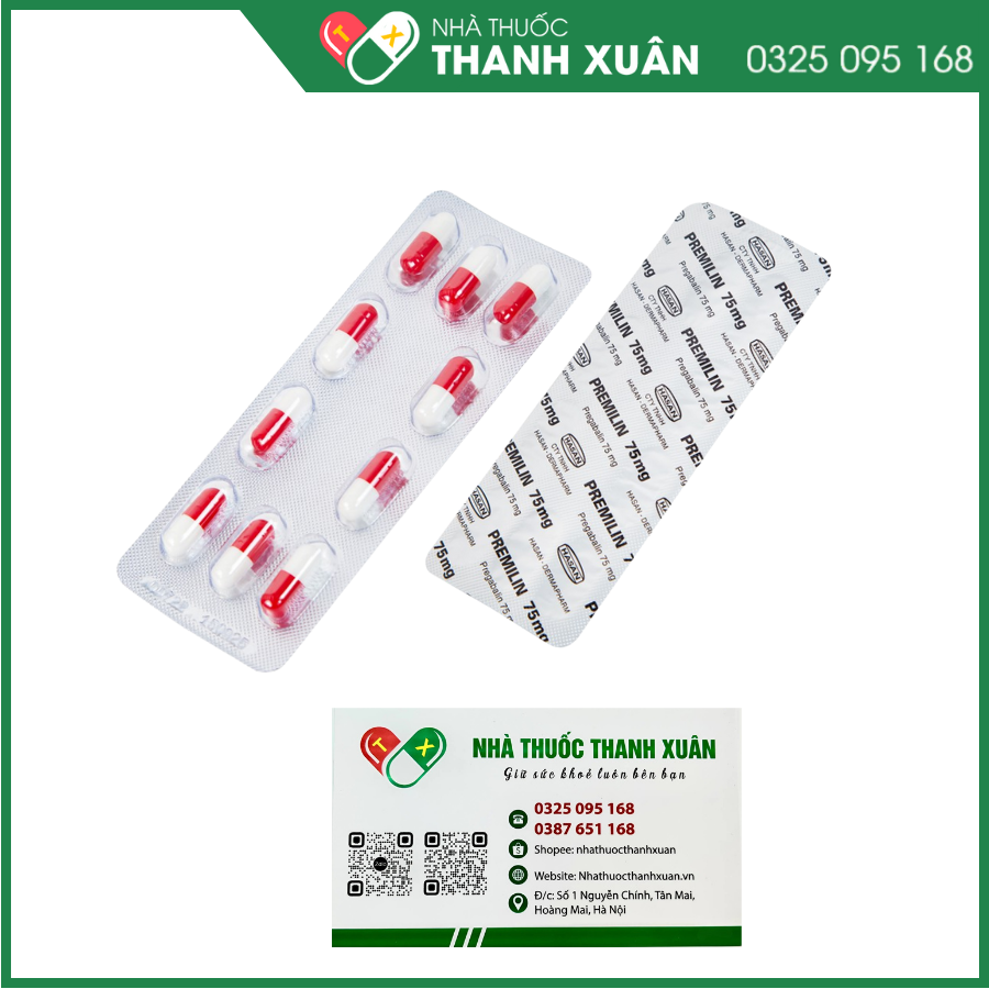 Premilin 75 mg hỗ trợ trong điều trị các cơn động kinh cục bộ, rối loạn lo âu, đau dây thần kinh